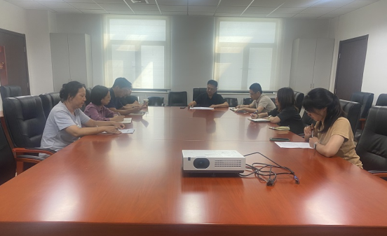 馆办企业党支部召开主题教育专题组织生活会
